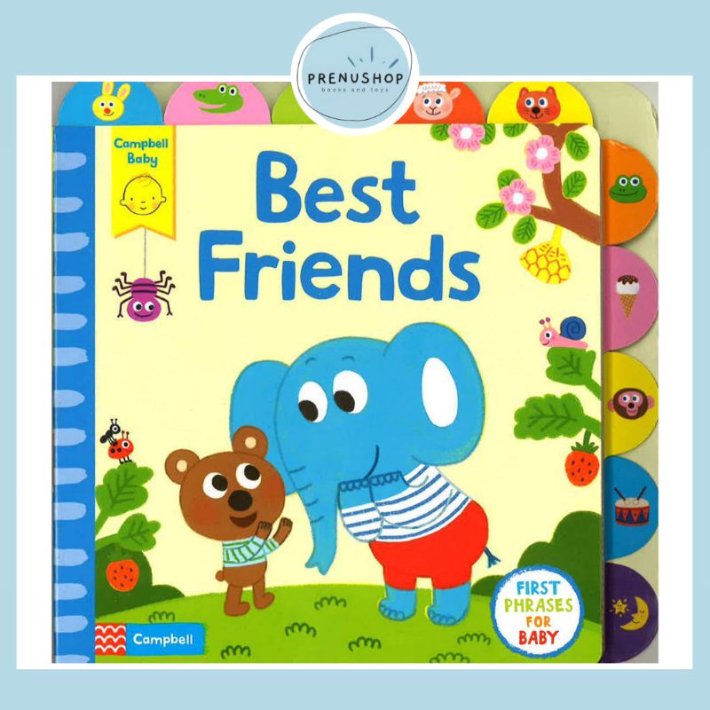 Board Book Campbell Baby Best Friends (First Phrases for Baby) Shopee