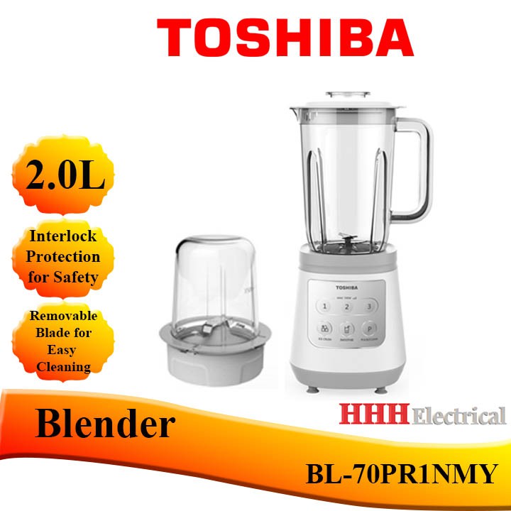 TOSHIBA 3 SPEED HEAVY DUTY BLENDER (BL70PR1NMY) Shopee Malaysia