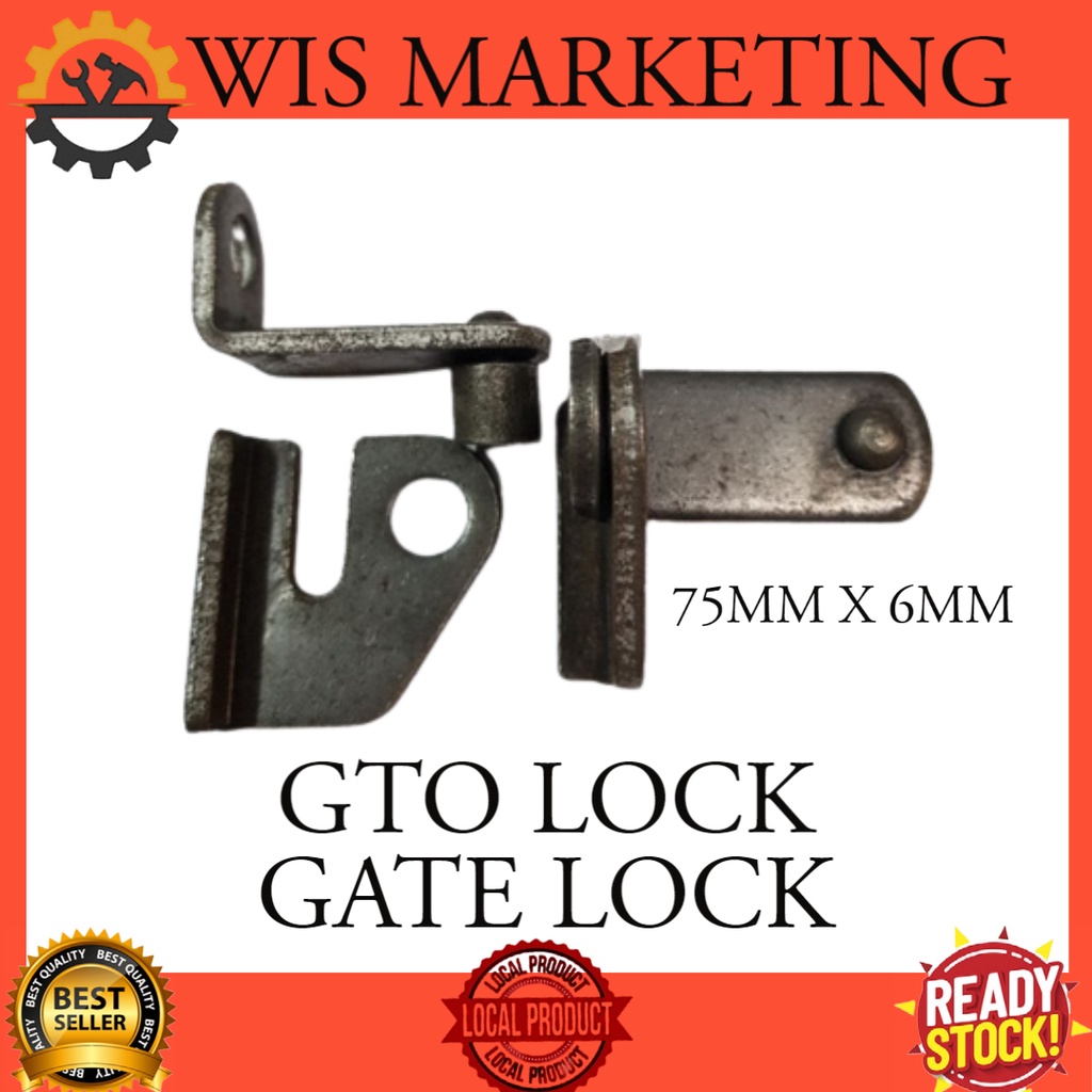 GATE LOCK METAL 75 MM X 6MM Shopee Malaysia