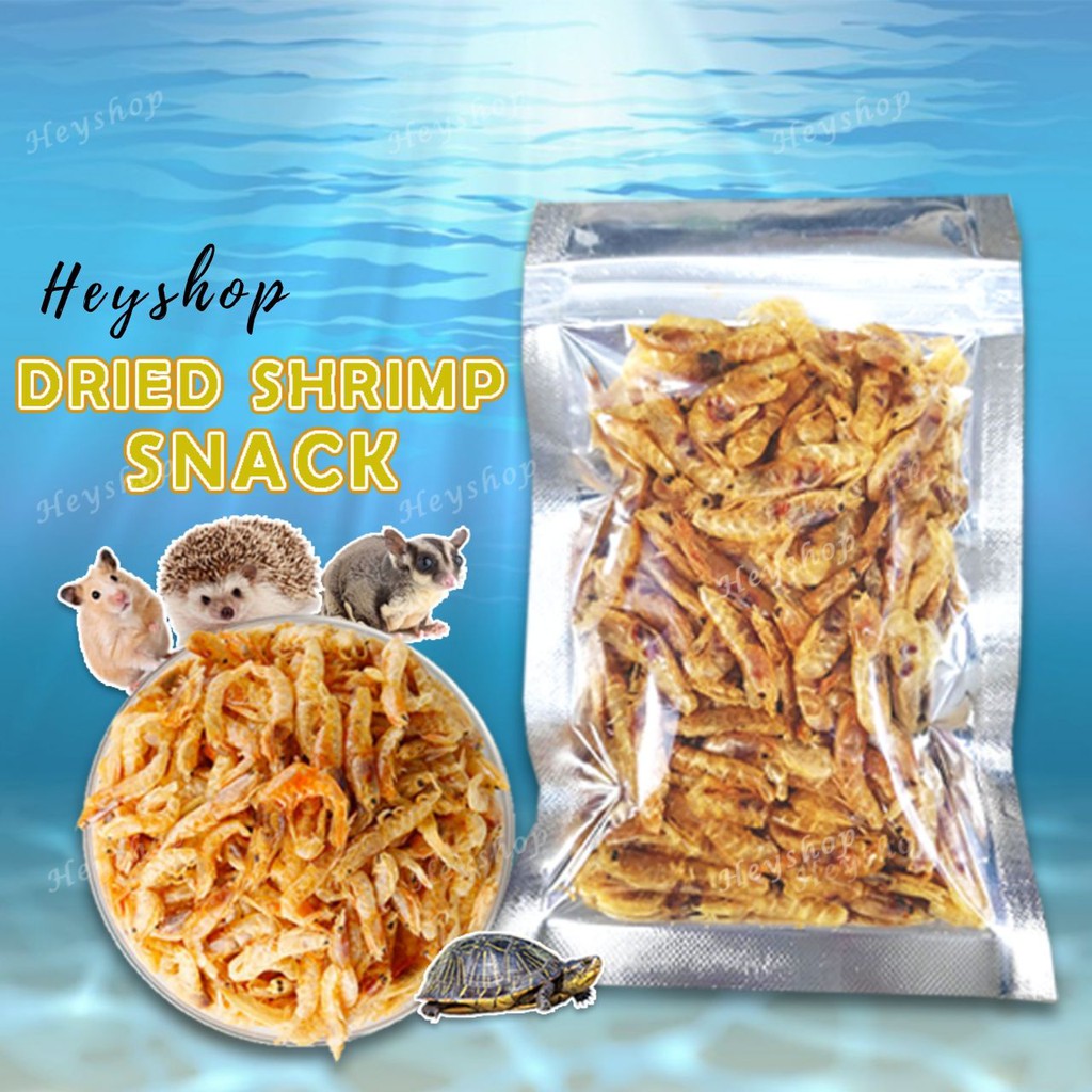 Dried Shrimp Snack 20g Hamster, Hedgehog, Sugar Glider Turtle Cat Seafood Prawn Food Treat