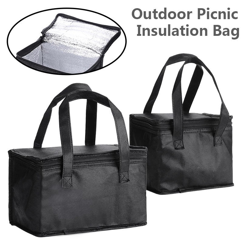 Outdoor Picnic Insulated Thermal Bag Foldable Lunch Sandwich Drink