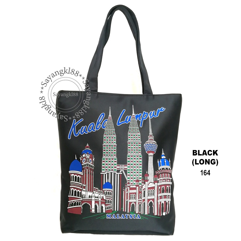 Tote bag KLCC tote bag canvas bag (L) bag klcc ready stockfast delivery bag kuala lumpur