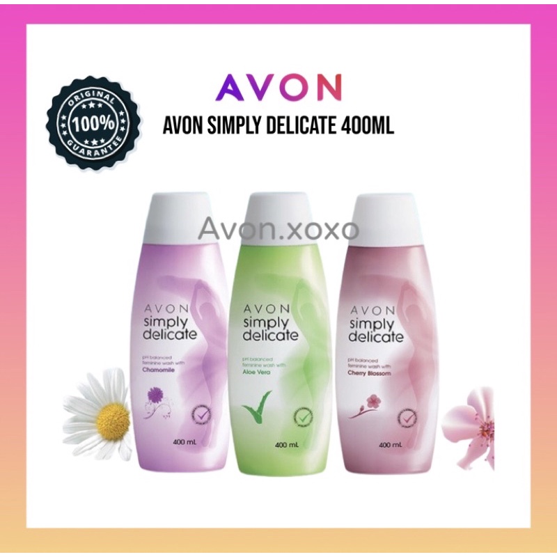 Avon Simply Delicate Feminine Wash ( Chamomile / Aloe Vera / Cherry