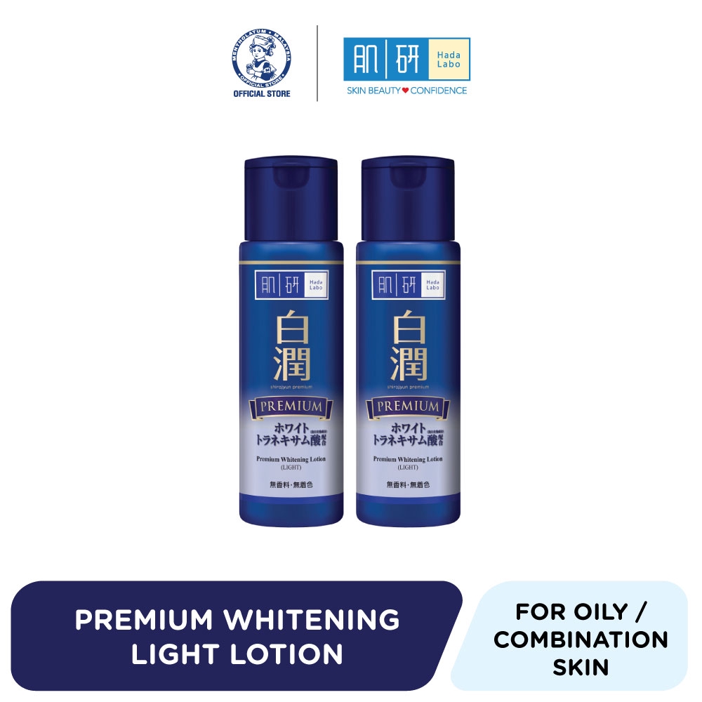 Hada Labo Premium Whitening Lotion Light (170ml x 2) Shopee Malaysia