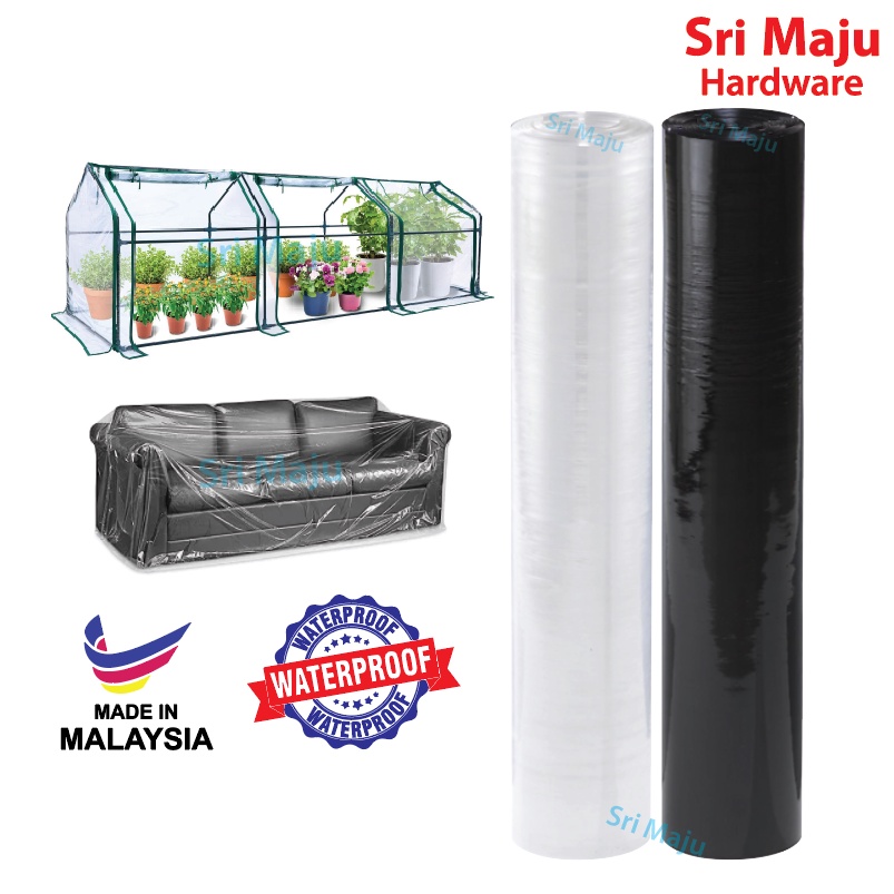 MAJU Heavy Duty 2M x 5M Multi Purpose Plastic Cover Film Sheet Paint