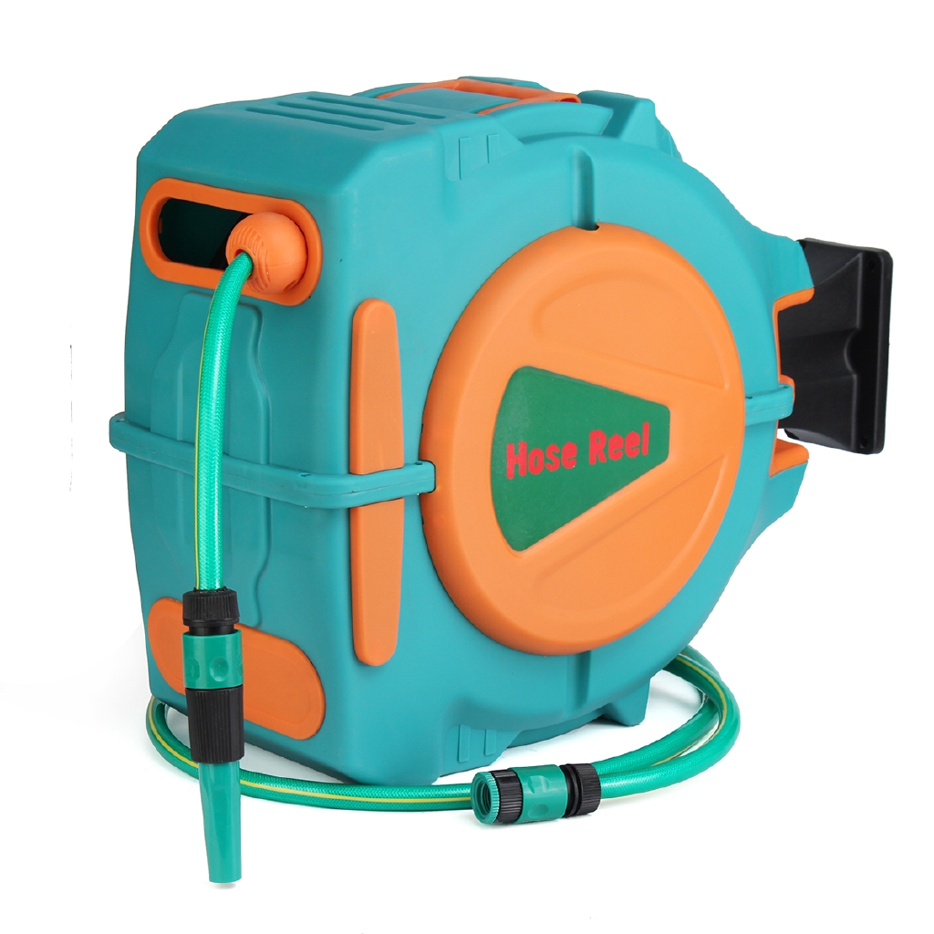 20M 3/4" Auto Rewind Retractable Automatic Wall Mounted Garden Water