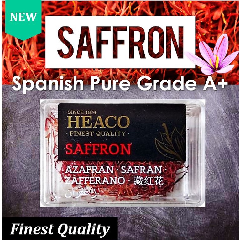 1 Gram Pure Grade Spanish Saffron/Zafran Original from Spain Shopee
