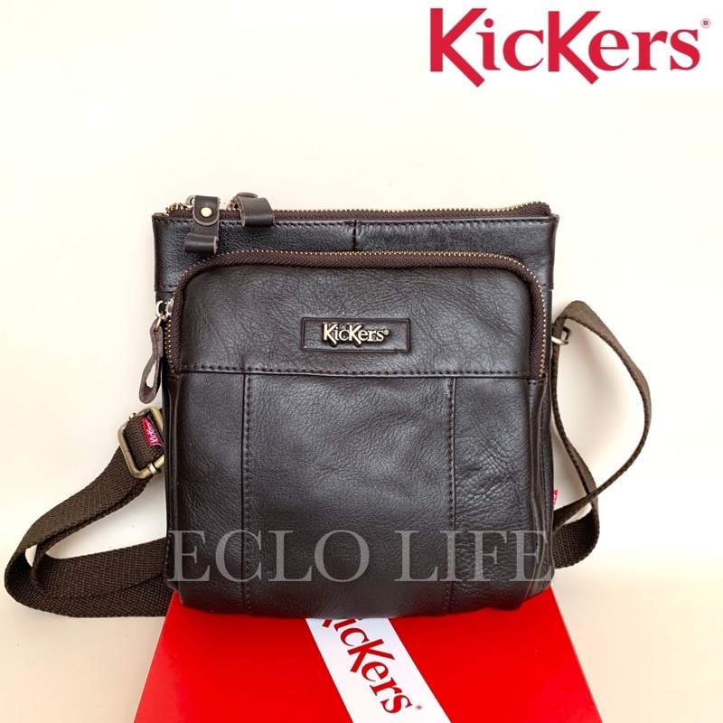Kickers Sling Bag Pouch Bag Genuine Leather 100 Original [78663 I 78662 I 78661] Shopee Malaysia
