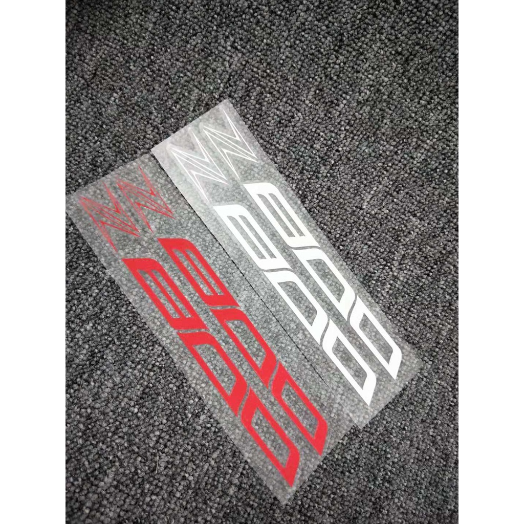 Motosikal baharu Z800 body full car stickers reflective full car decals