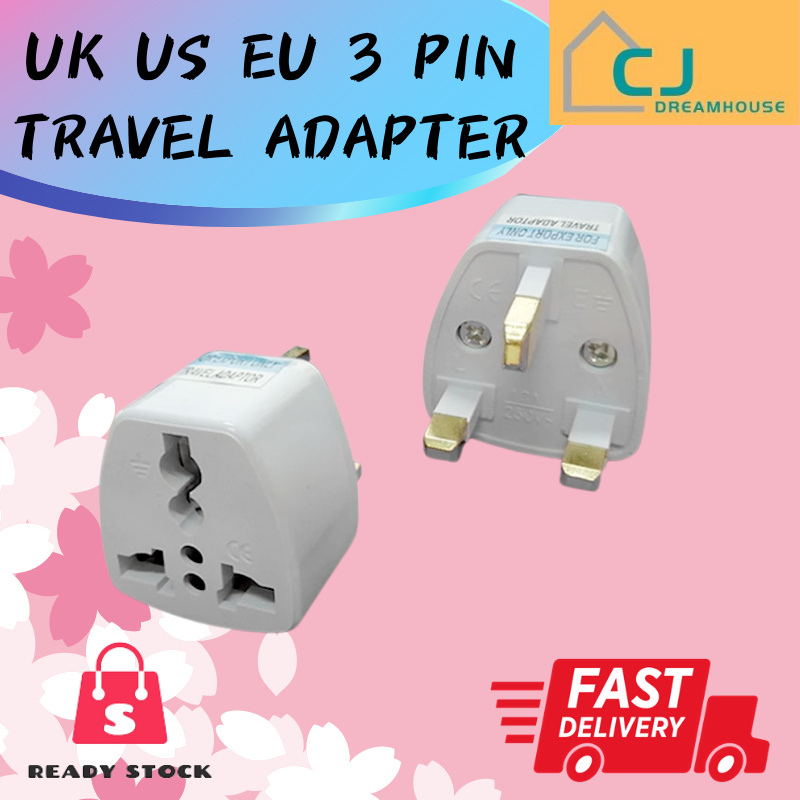 UK Adapter 3 Pin Plug Converter Shopee Malaysia