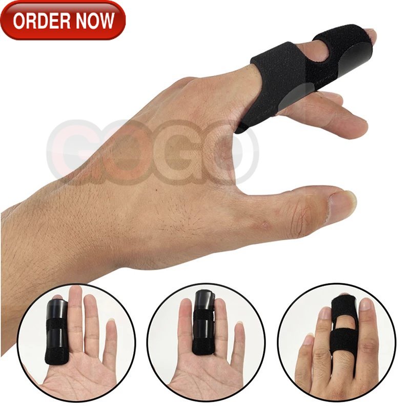 GG Finger Splint Support Bracket / Pain Relief Fixed Straightener/Adjustable Knuckle Fracture