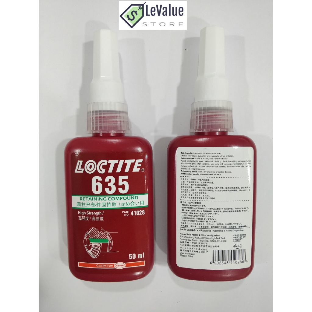 Loctite 635 High Strength Retaining Compound MilSpec 50ml 41028