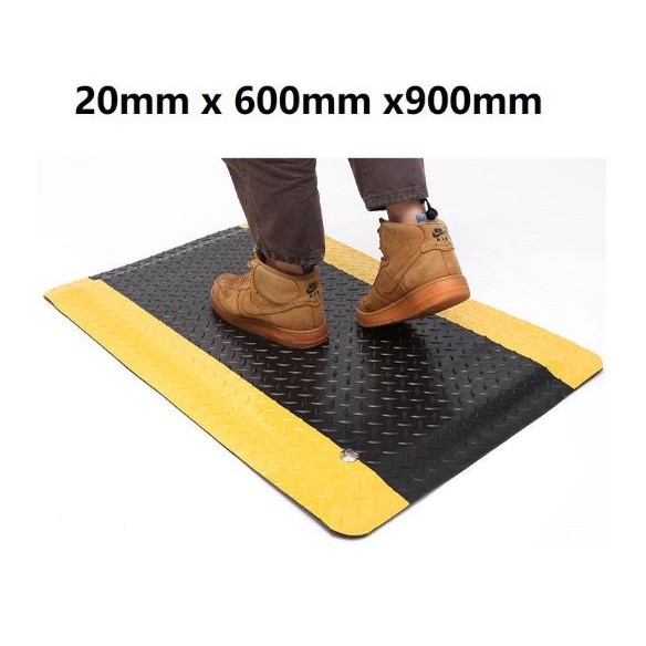 Anti Fatigue Mat ESD Rubber Floor Mat 3 Layer Anti Static Matting 20mm