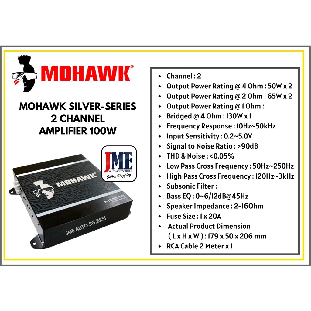 [INSTALLATION] MOHAWK SERIES 2 CHANNEL / 4 CHANNEL / MONOBLOCK