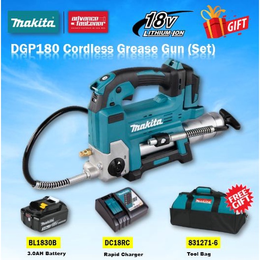 MAKITA DGP180Z / DGP180 18V Cordless Grease Gun Shopee Malaysia