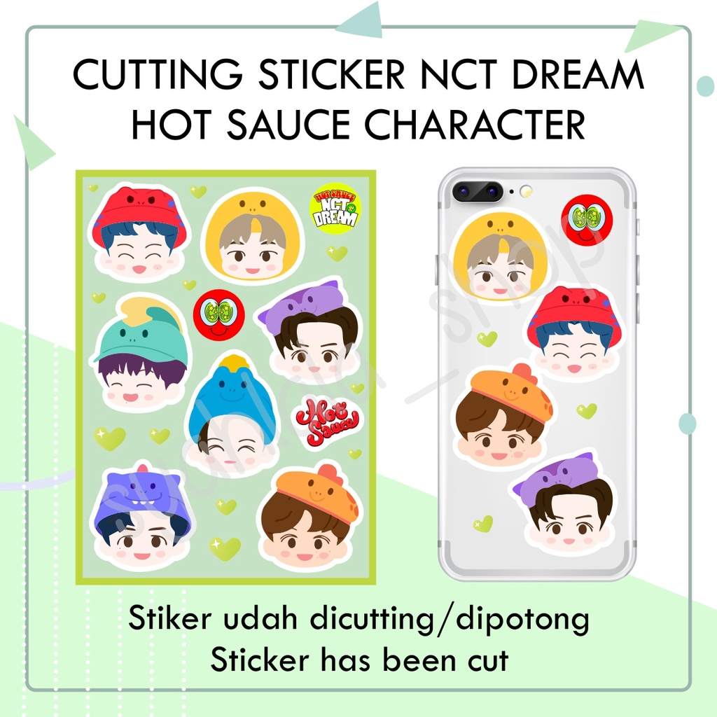 Cutting DECO Sticker NCT DREAM HOT SAUCE PINKFONG Shopee Malaysia
