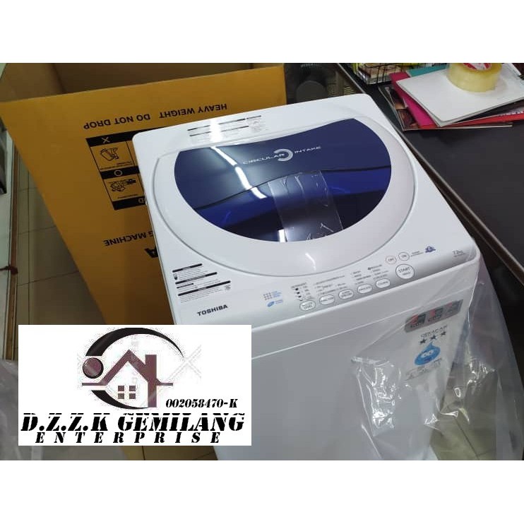 Toshiba Washing Machine 7.2kg Fully Auto AWF820SM (WB) Shopee Malaysia