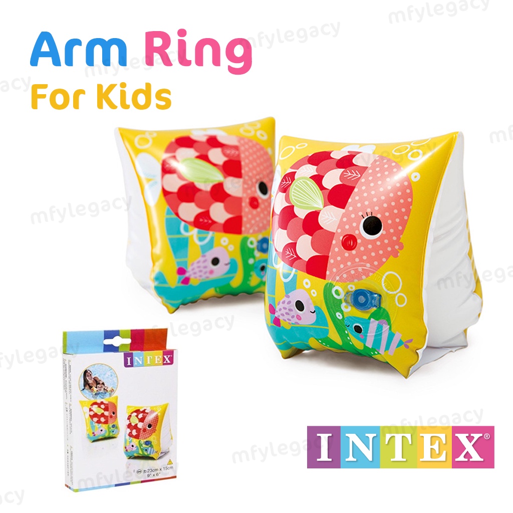 🎀READY STOCK🎀 Swimming Armbands Intex Baby Kids Childrens Age 15 Safety Swim Floating Support