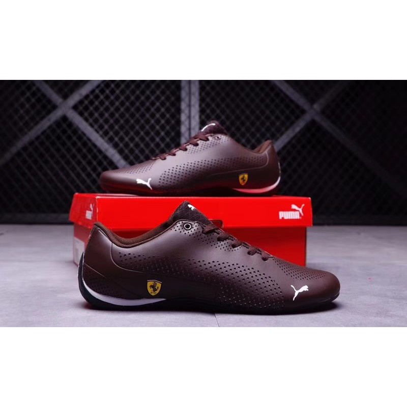 Puma Future Cat Leather SF Ferrari Shopee Malaysia