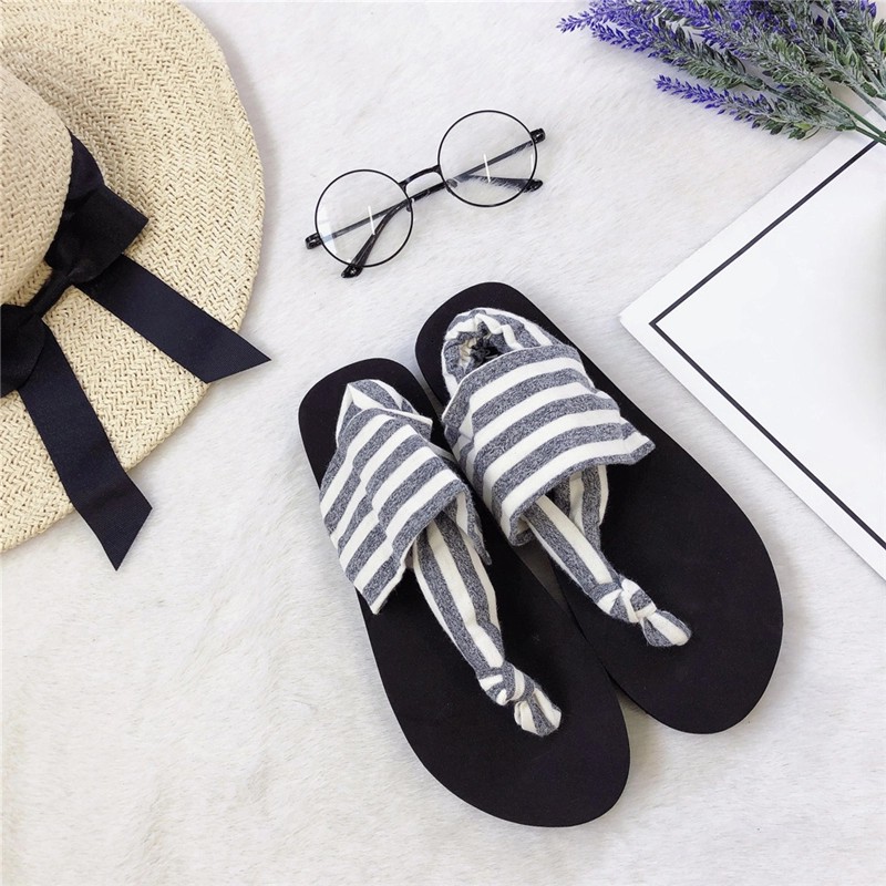 Women Ankle Wrap Beach Sandal Antislips & Comfy (SMALL CUTTING