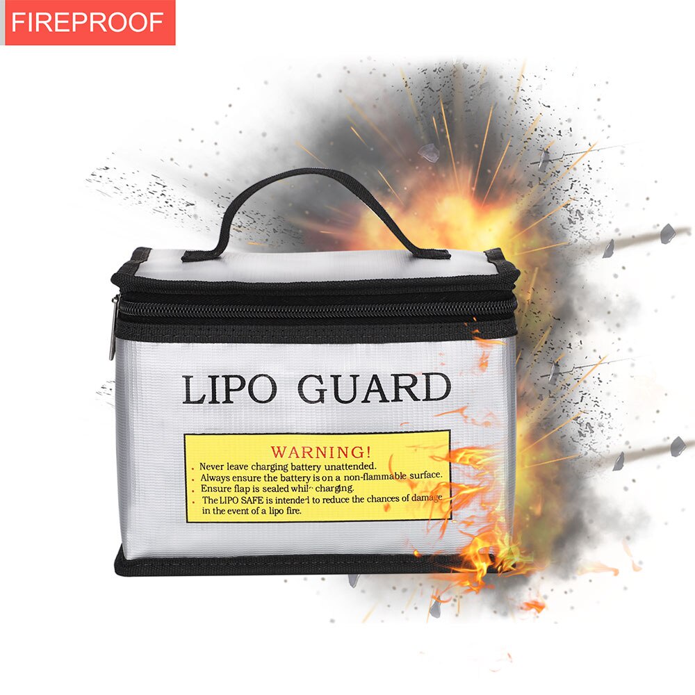 LiPo Battery Portable Fireproof Safety Bag Lipo Guard Explosion Proof Fire Resistant Charging