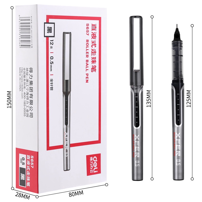 Xfer 0.5mm Roller Deli Pen (S657) Shopee Malaysia