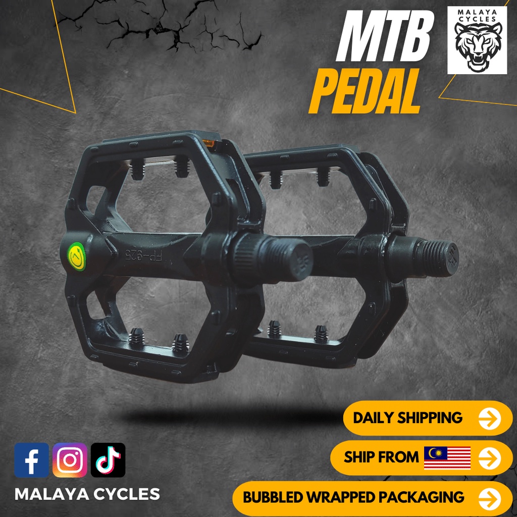 Foldable pedal lipat pedal Basikal peddle MTB RB Alloy Aluminium