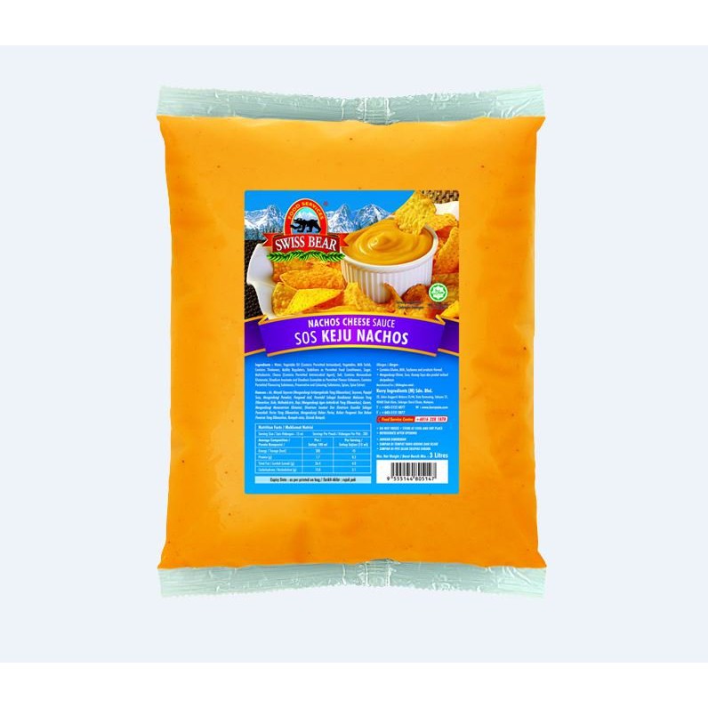 SWISS BEAR NACHOS CHEESE SAUCE/ SOS KEJU NACHOS 1KG Shopee Malaysia