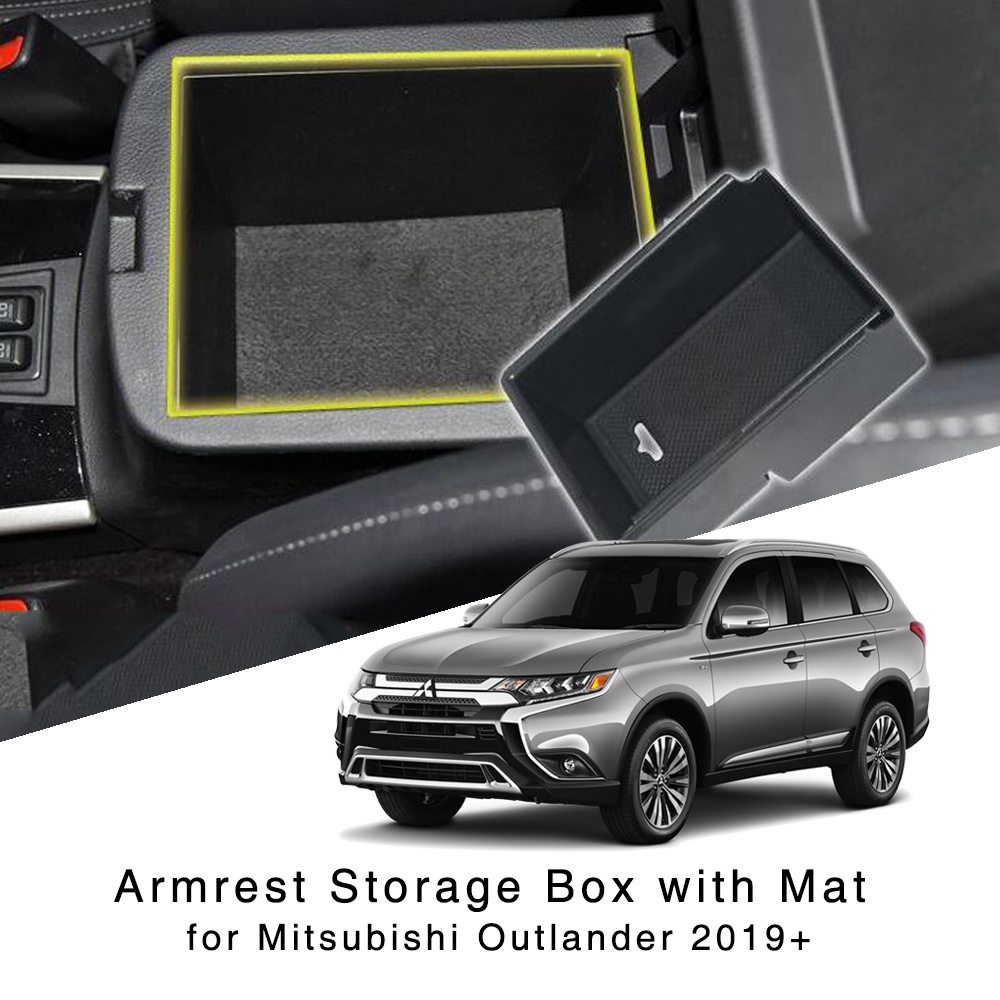 For Mitsubishi Outlander 2019 2020 2021 Armrest Storage Box Interior