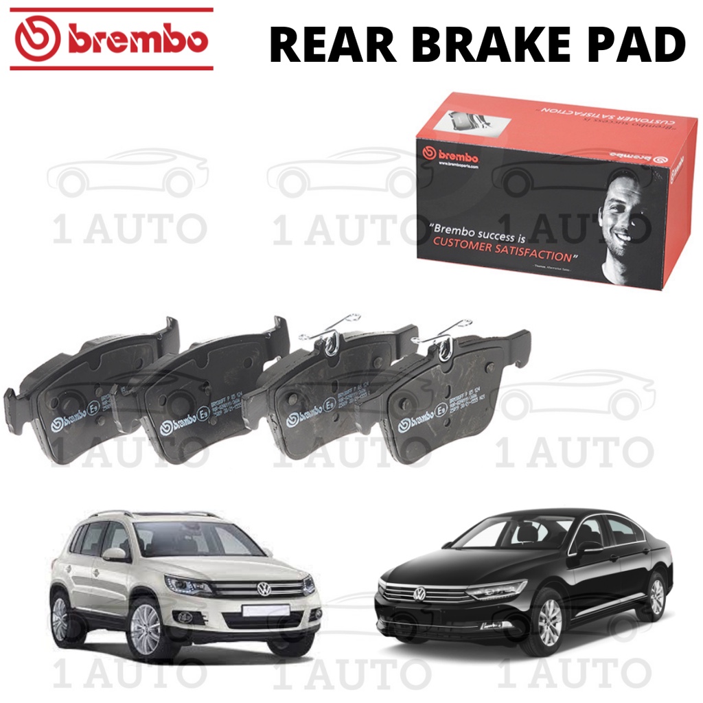 GENUINE BREMBO REAR BRAKE PAD VW PASSAT B8 2.0 BLUEMOTION VW TIGUAN 1.4