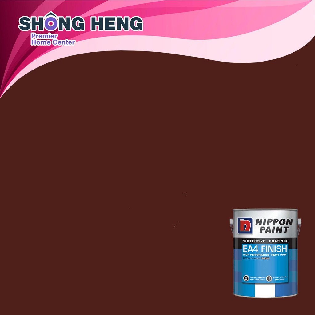 Nippon Paint 5L EA4 Finish (High Performance Heavy Duty) + Hardener