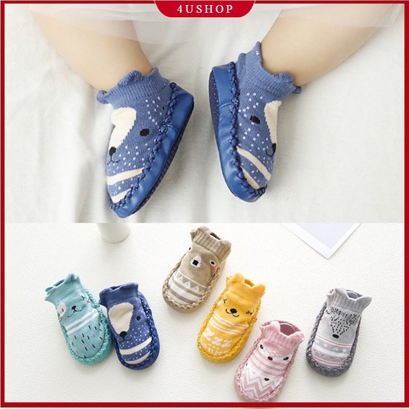 Fashion Baby Socks with Rubber Soles Infant Sock Newborn Autumn Winter