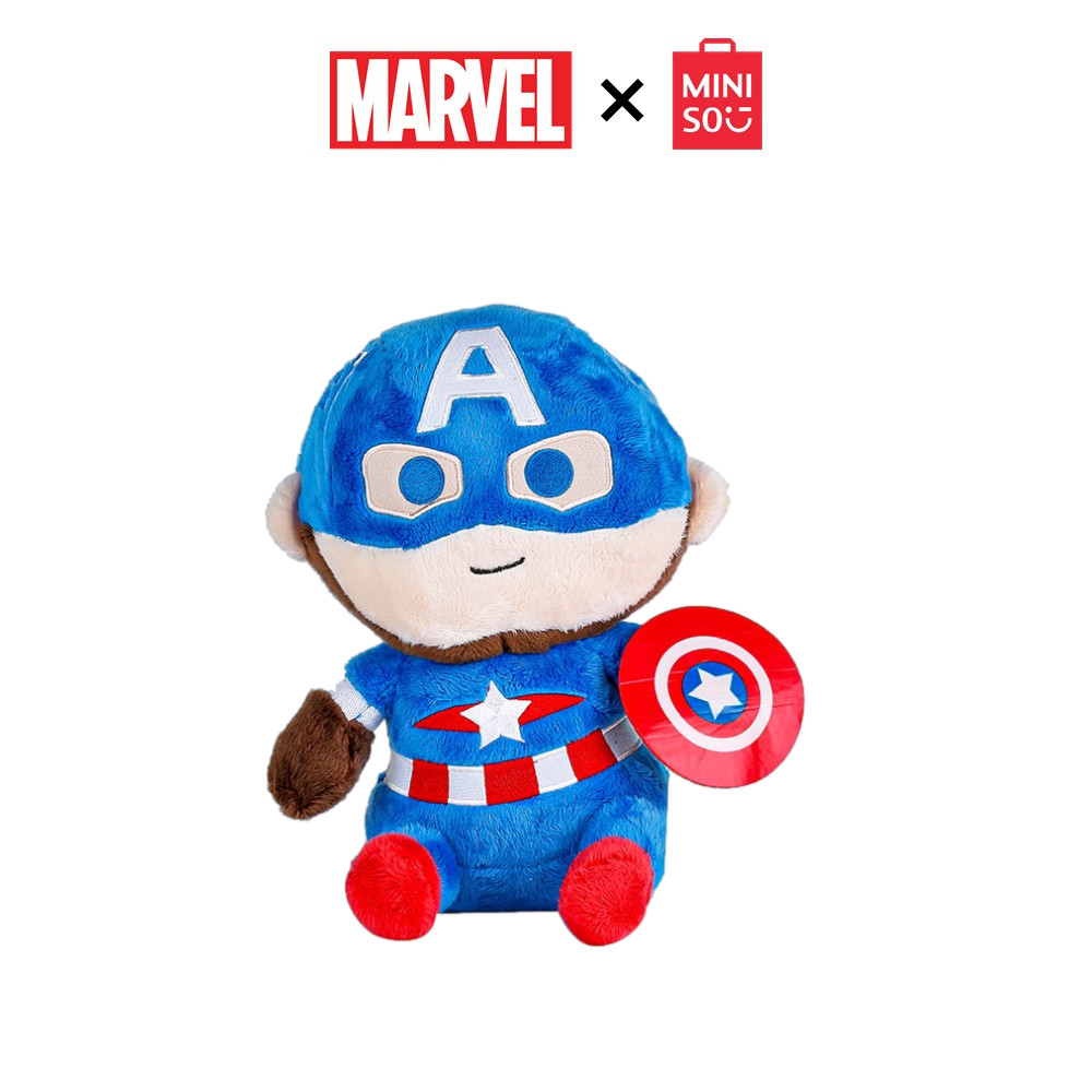 Miniso x Marvel Plush Captain America Shopee Malaysia
