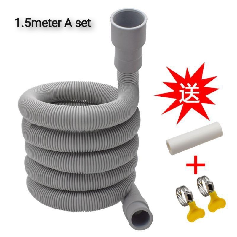 Washing Machine Outlet Drain Hose size 1.5m,2m, 3m,4m, 5m Shopee Malaysia