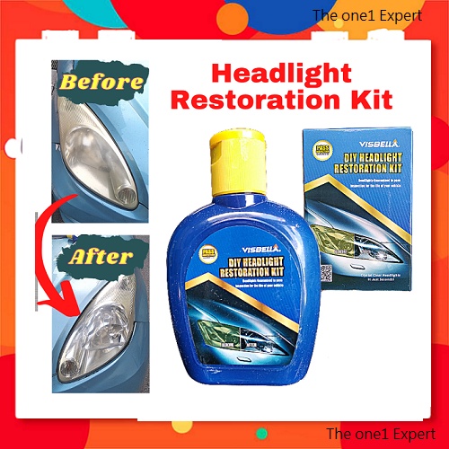 VISBELLA DIY Headlight Restoration Kit 125ml Shopee Malaysia