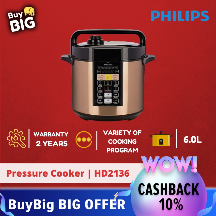 PHILIPS ME Computerized Electric Pressure Cooker 5L / 6Lwith Variety