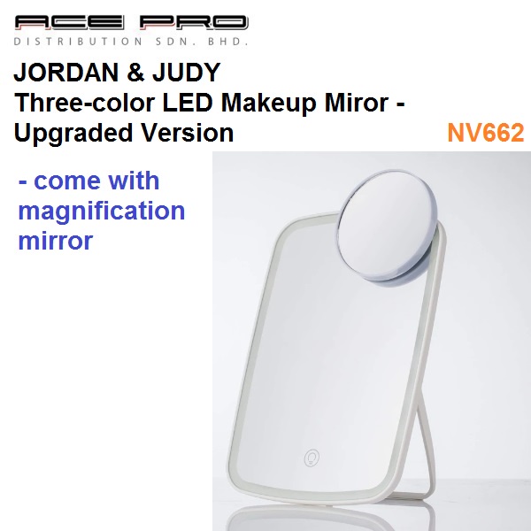JORDAN & JUDY LED Lighted Makeup Mirror NV026 / NV505, upgraded version