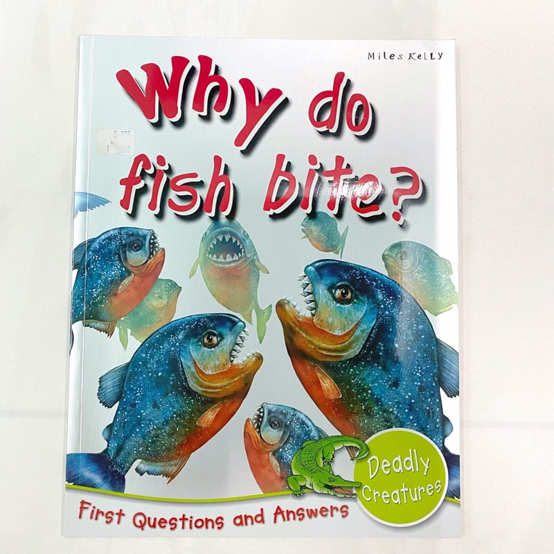 "Why do fish bite? "secondhand book amazing animals scenes for kids