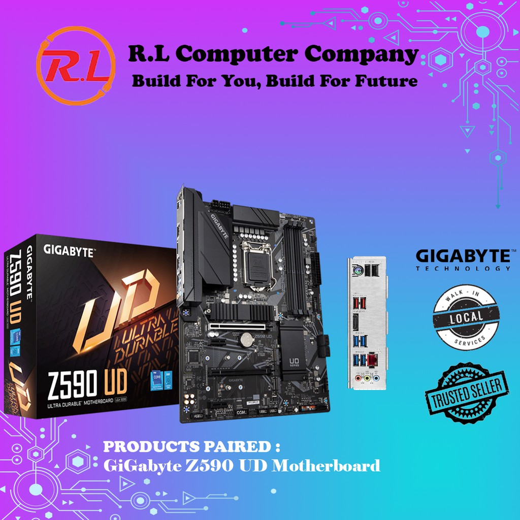 Gigabyte Z590 UD Motherboard Shopee Malaysia