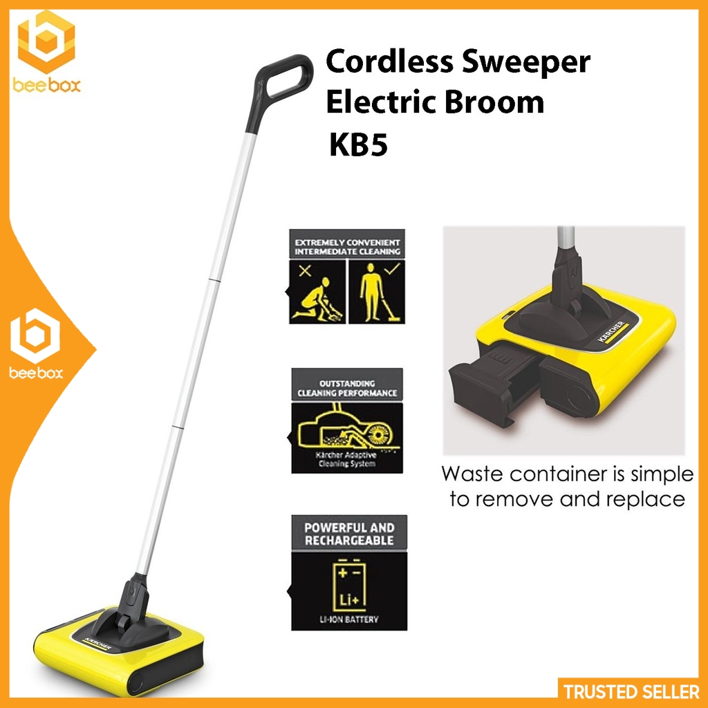 Karcher KB5 Rechargable Electric Sweeper Shopee Malaysia