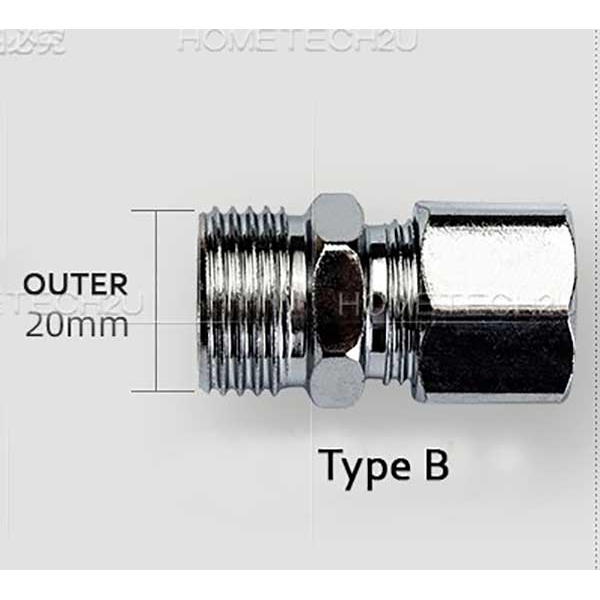 Universal Gas Cooker Stove Hob Inlet Joint Hose Connection L Shape
