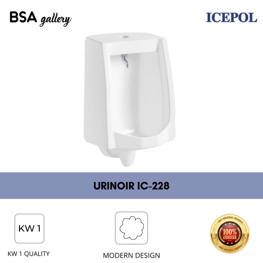 Urinal Men ICEPOL MUSLIM Type TOTO MODEL/URINAL+PUSHKRAN Complete