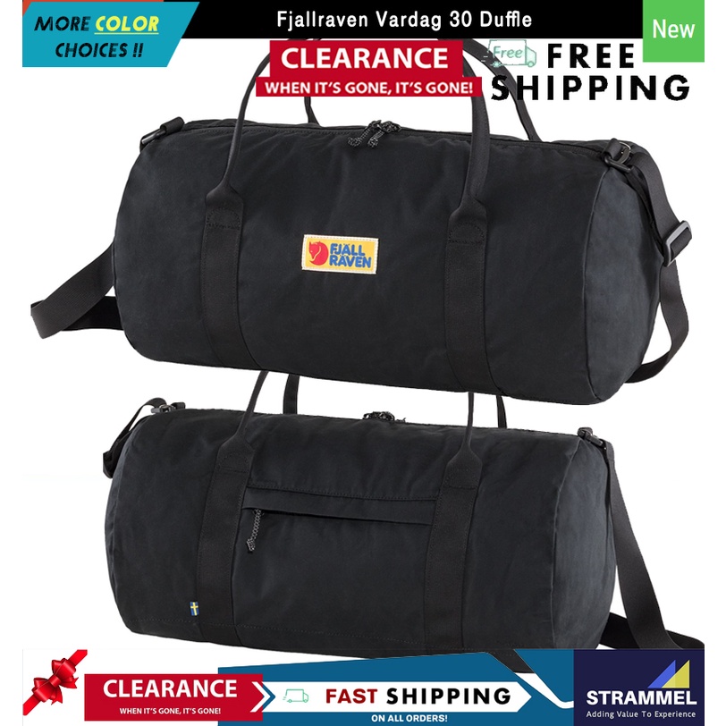 [100 Authentic] Fjallraven VARDAG 30 Classic Duffel Duffle Cylinder
