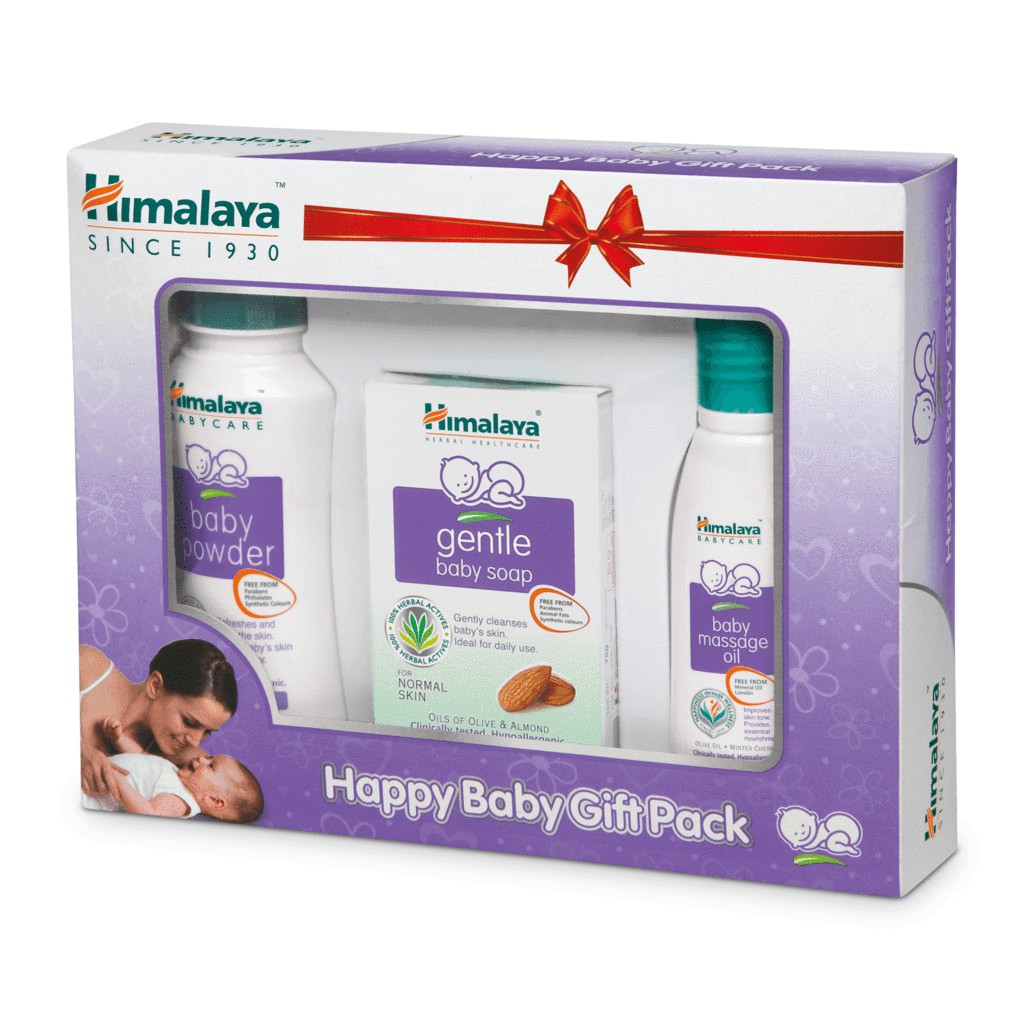 HIMALAYA Happy Baby Gift Pack (3 in 1, 5 in 1, 7 in 1, 9 in 1 Basket