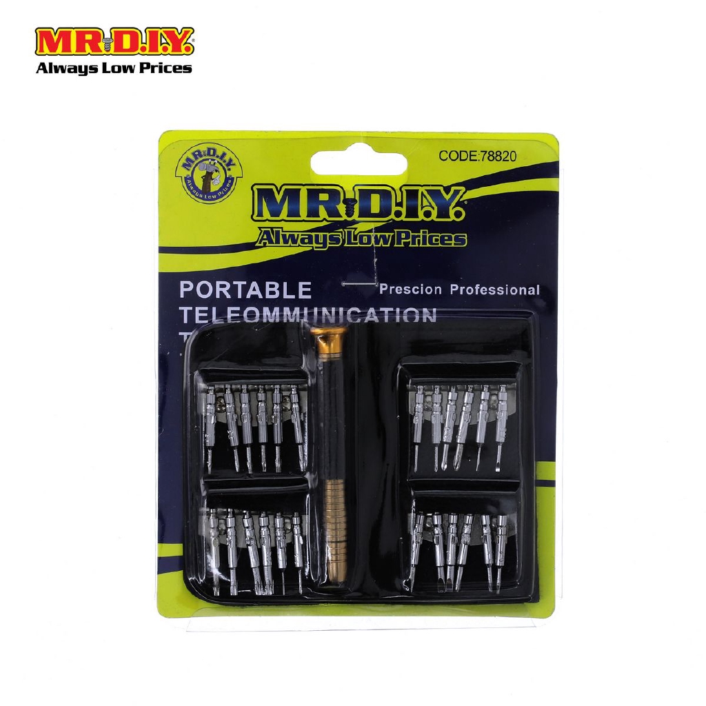 MR.DIY MultiFunctional Mobile Phone Repair Precision Tools Set (25 Pcs