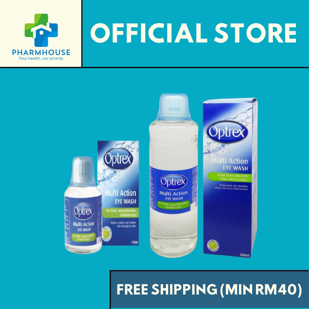 Optrex Multi Action Eye Wash (110ml/300ml) Shopee Malaysia
