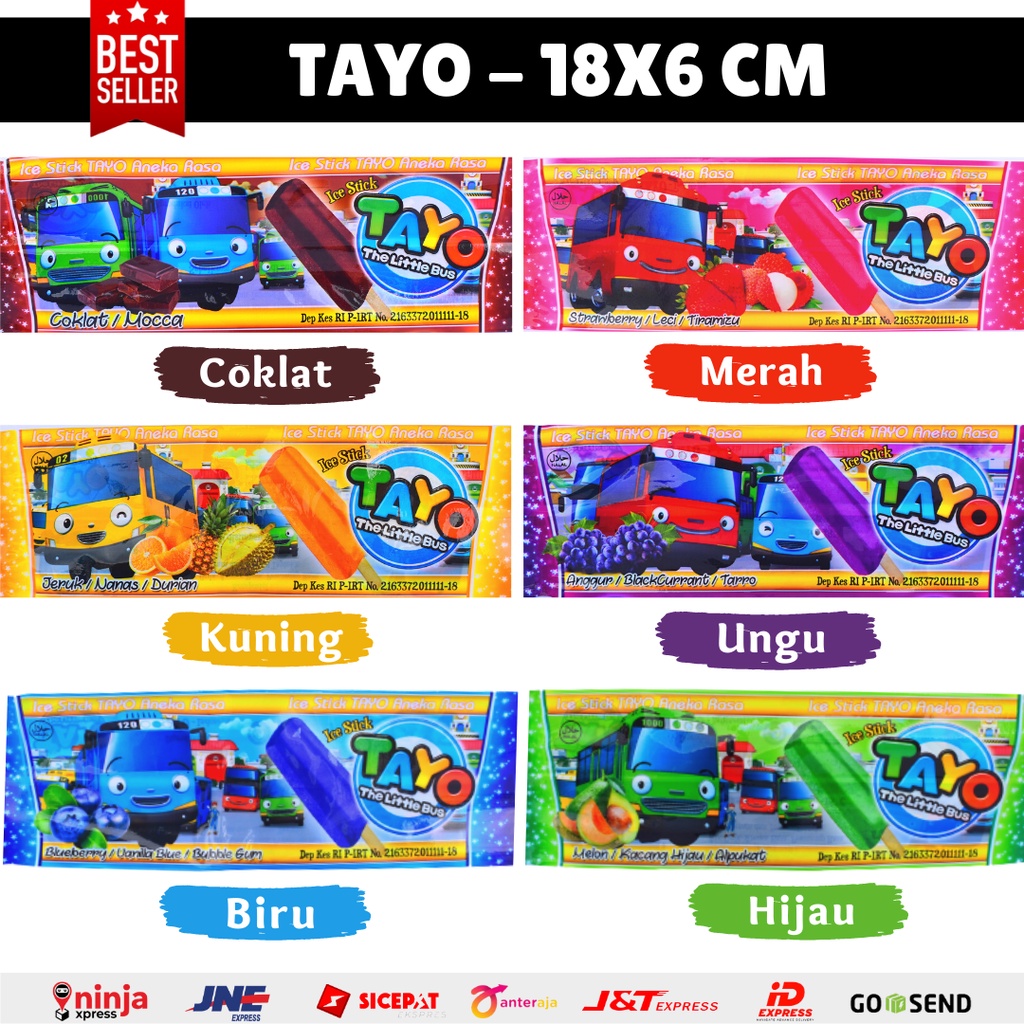 Malang Ice Cream Packaging Plastic Ice Cream Packaging Tayo Plastic Ice