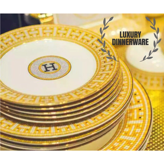 Luxury Dinnerware Hermes Design Shopee Malaysia