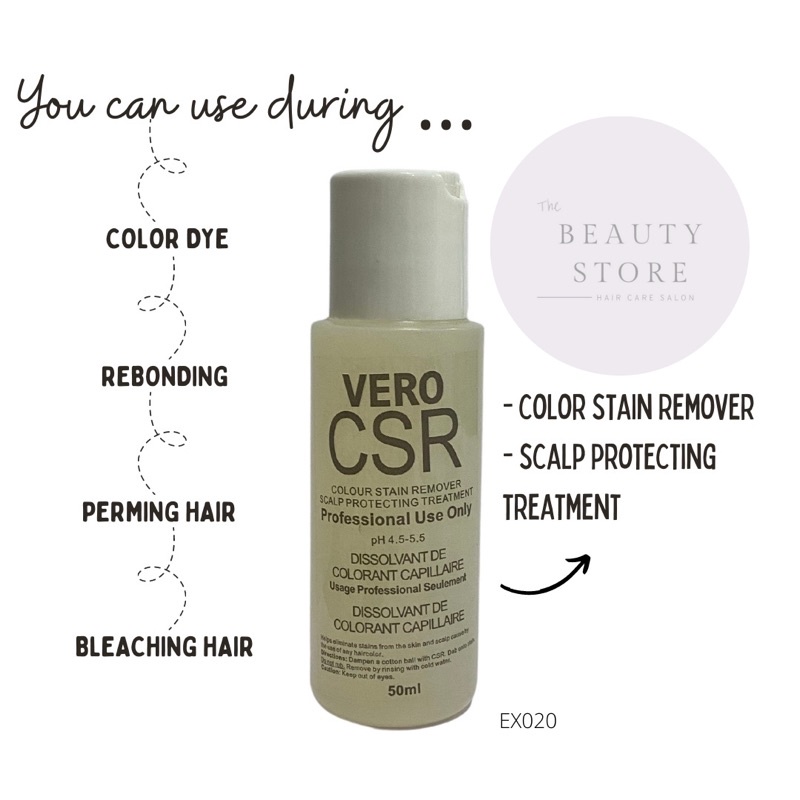 Hair Dye Color Stain Remover Scalp Protector Treatment 50ml Shopee