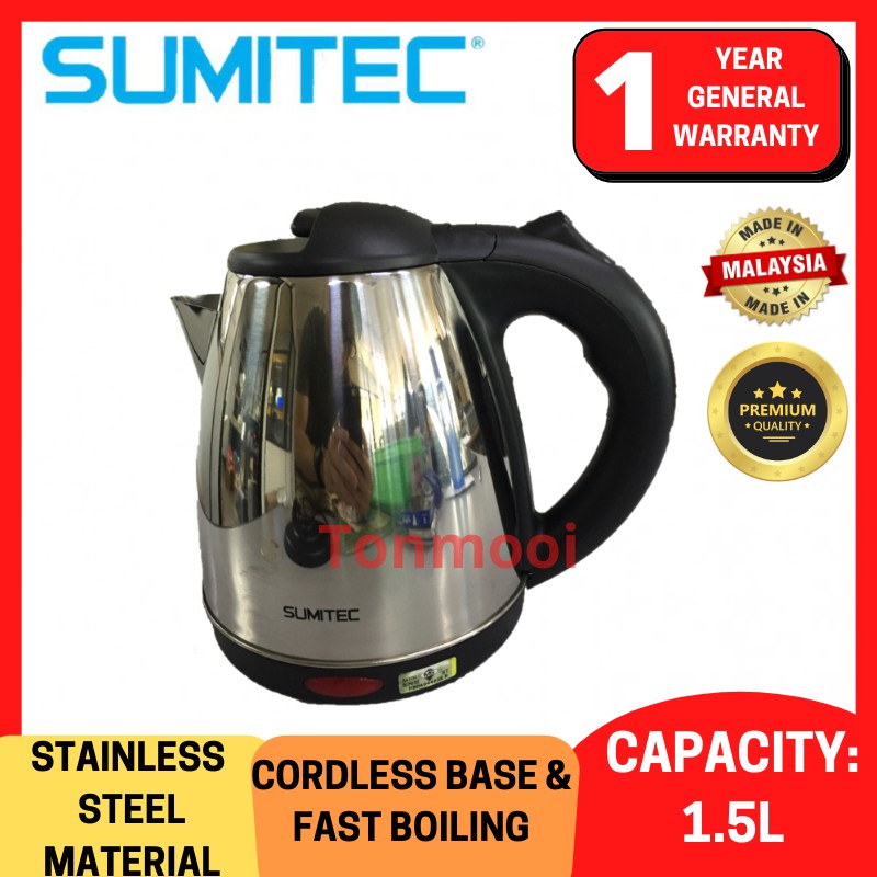 SUMITEC SJK15GB Automatic Electric Jug Kettle [100 Original & Made
